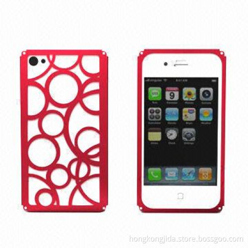 Novelty Aluminum Case for iPhone 4/4S and 5, Patterns and Colors Can be Customized
